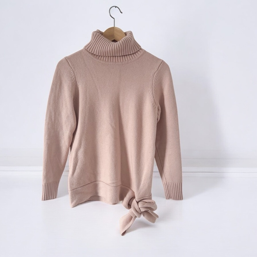 Michael Kors Pink Cowl Turtleneck Sweater - Picture 3 of 14